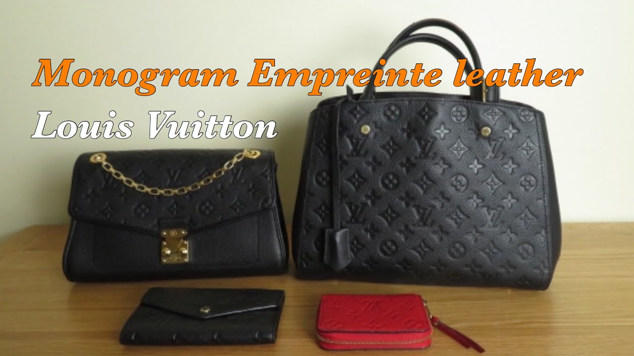 Louis Vuitton Spontini Empreinte Leather Shoulder Bag