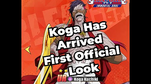 BIS KOGA HAS ARRIVED! First Official Look (Yup Another Character) Bleach Immortal Soul External