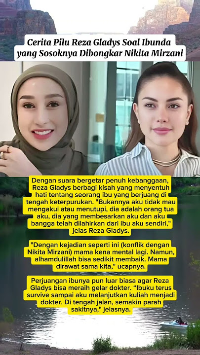 cerita pilu reza gladys soal sosok ibunda yg diungkap nikita mirzani #shortsfeed #fypシ゚viral #shorts