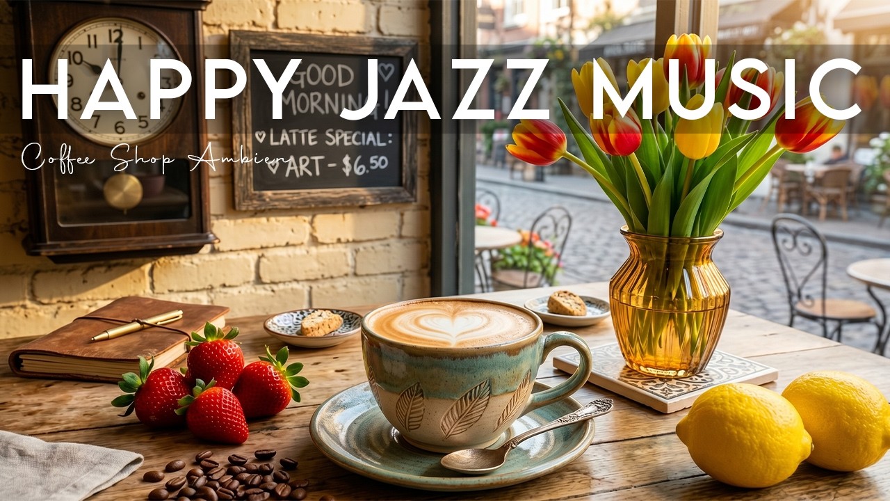 Happy Jazz Music ☕ Bossa Nova background for Relaxing, Great