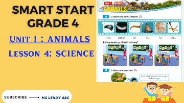 SMART START GRADE 4 MỚI_UNIT 1: ANIMALS_ LESSON 4 : SCIENCE