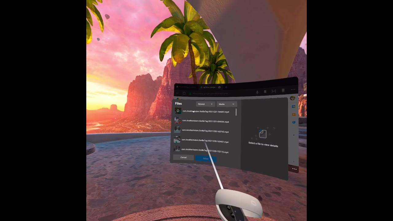 How you record a video on oculus quest 2 and transfer video to phone