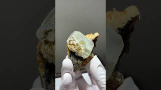 Video preview: Pale Green Fluorite with Mica — Xuebaoding, Sichuan · 5 cm | Natural Mineral Specimen