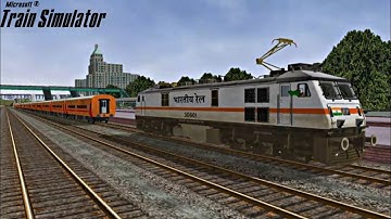 WAP7 SHUNTING ICF UTKRISHT COACH | BUMPY RAILROAD | MSTS |