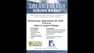 John A. Logan Community College IGEN Virtual Job Fair - 9/29/21