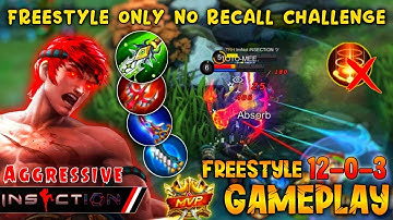 iNSECTiON Bullied Enemy With FreeStyle! 🔥 | Chou FreeStyle Solo Rank Gameplay | +New Intro | MLBB ✓