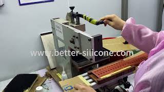 Conductive ink printing  for silicone keypads
