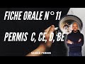 Fiche orale  permis ccedbe n11