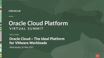 Oracle Cloud-the ideal platform for VMware workloads