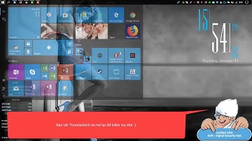 DSH - Thunderbird Phần 1: Cài đặt và thêm tài khoản email