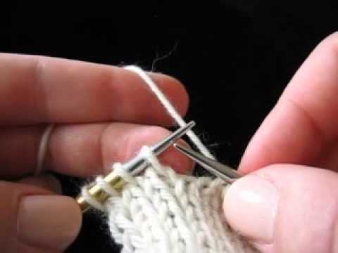 K2togtbl - Knit 2 Together Through the Back Loops