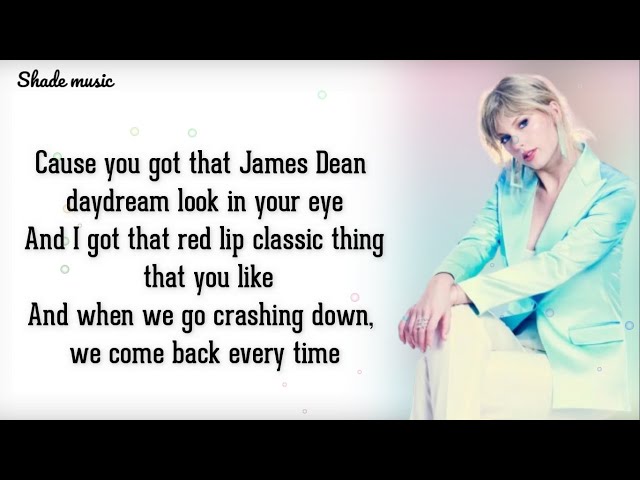 Taylor Swift - Style (Lyrics) class=