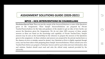 MPCE 023 Ignou Solved Assignment 2020-21