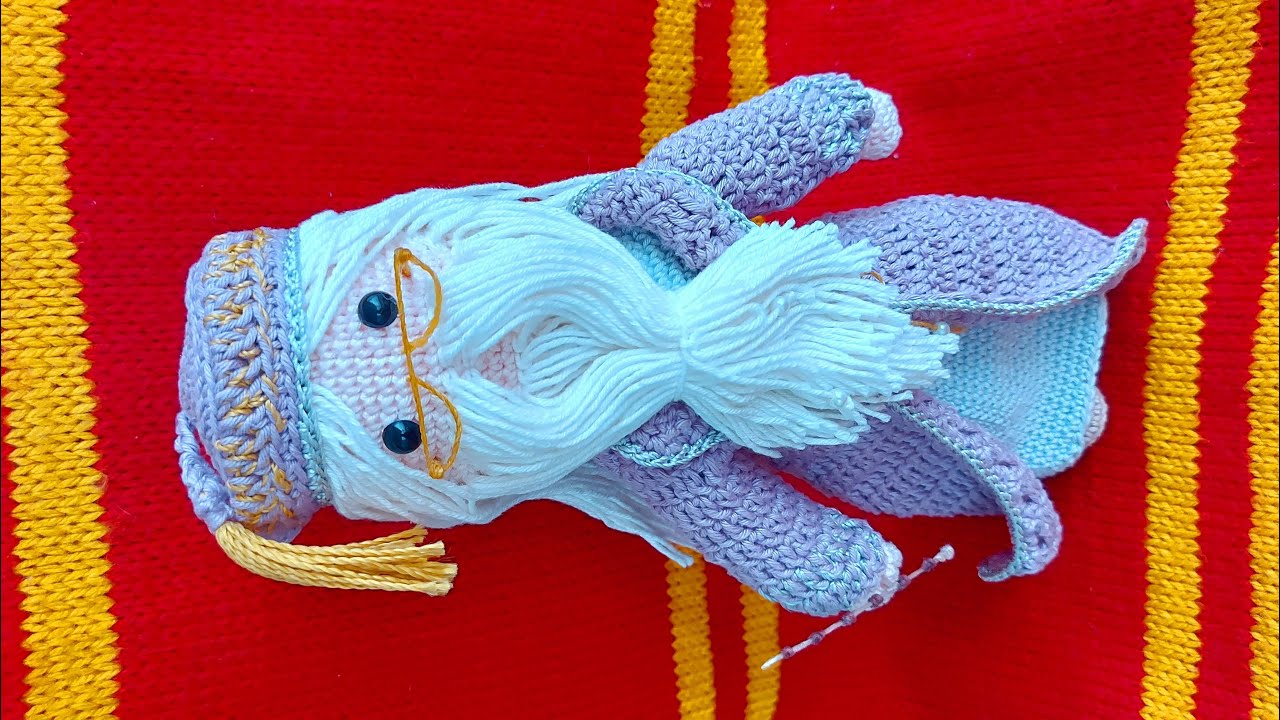 ALBUS DUMBLEDORE  AMIGURUMI(PARTE 2)RECEITA HALLOWEEN AMIGURUMI PASSO A PASSO,HARRY POTTER AMIGURUMI