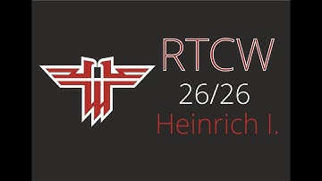 Return to Castle Wolfenstein 26/26 Heinrich - Walkthrough (commentary)