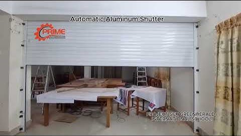 Aluminium shutter_Automatic_Motorized Shutter #motorized #automation #automatic #shutter #aluminium 