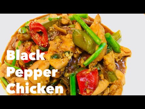 EASY Black Pepper CHICKEN RECIPE Indo Chinese Style  Indo Chinese Recipe