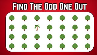 Find The ODD One Out🔍 || Spot The Difference (Emoji Quiz)