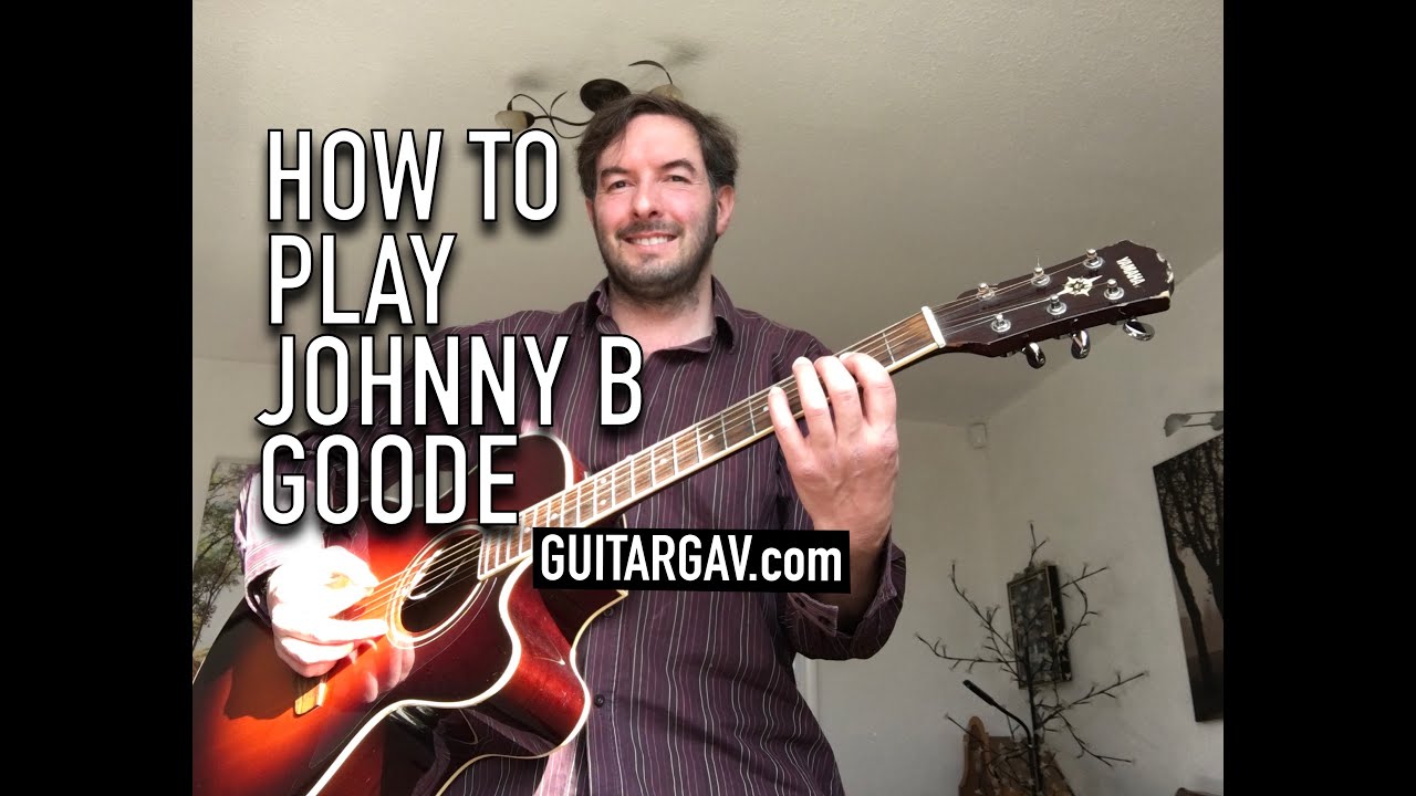 How to play Johnny B Goode Guitar lesson and tutorial