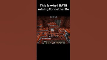 This is why I HATE mining for netherite