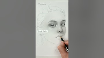 Sketching and Shading a Face with Graphite Pencils
