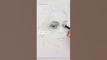 Sketching and Shading a Face with Graphite Pencils