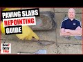 Paving Slabs Repointing Guide - Patio Dry Mix Cement Pointing Jointing Gap Fill between Flags How to