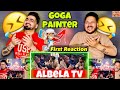 First punjabi reaction goga pasroori painter saleem albela as a customer  albela tv standup comedy