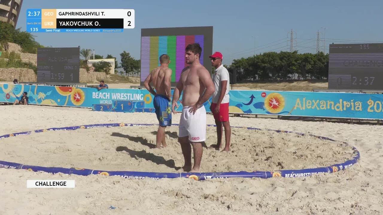 Tariel GAPHRINDASHVILI (GEO) vs. Oleksii YAKOVCHUK (UKR) • Semi Final • Men's BW 90Kg