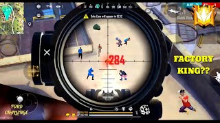 GARENA FREE FIRE FACTORY KING GAME PLAY- FF FIST FIGHT ON FACTORY ROOF - NEW FACTORY 2021 PRO PLAYER screenshot 5