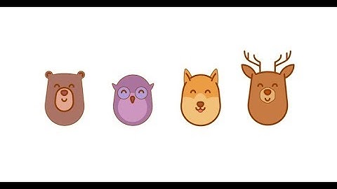 How to create Animal Icons in Adobe Illustrator-Bear