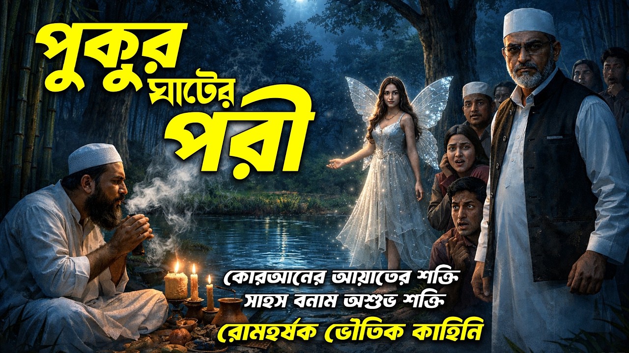 পুকুর ঘাটের পরী! কোরআনের আয়াতের শক্তি! সাহস বনাম অশুভ শক্তি! রোমহর্ষক ভৌতিক কাহিনি| ভৌতিক আসর
