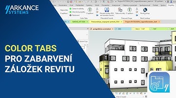 Color Tabs – získejte přehled nad projekty Revitu zabarvením záložek