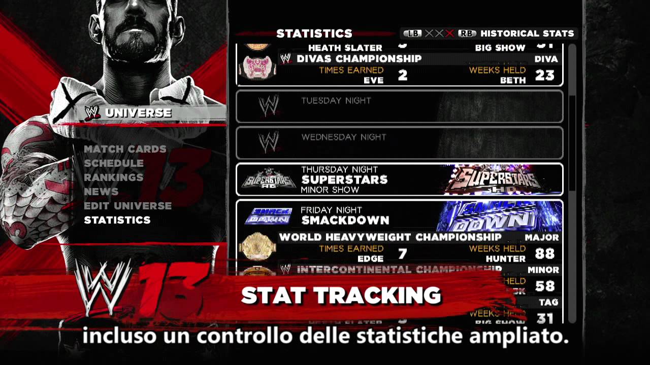 Esplora la modalità Universe 3.0 di WWE '13! (Ufficiale)