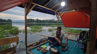 CAMP FISHING Ep.482 Sampai di Pulau Genuk Waduk Cirata Makan liwet bareng penonton asal Cimahi