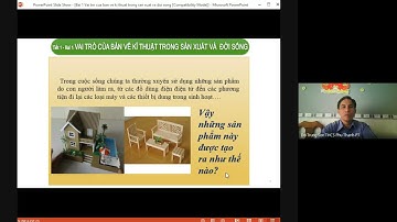 BÀI 1: VAI TRÒ CỦA  BẢN VẼ KĨ THUẬT TRONG SẢN XUẤT VÀ ĐỜI SỐNG