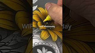 Why you should try greyscale coloring #arttherapy #stressrelief #wipwednesday