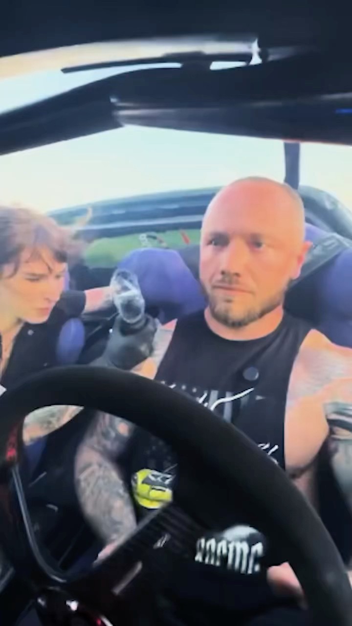 This guy got himself a tattoo while drifting in his car...? #tattoo #cars #pain