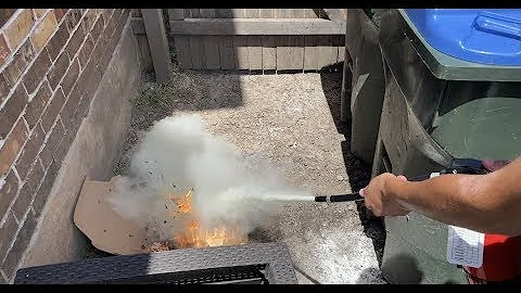 Fire Extinguisher Discharge [Kidde 5lb]