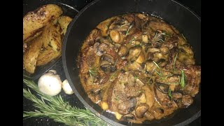 Steak with Mushroom -ستيك اللحم ( عرق فلتو ) مع المشروم