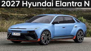 2027-2028 New Hyundai Elantra N - Sporty design and a new 2.5-liter turbo engine!