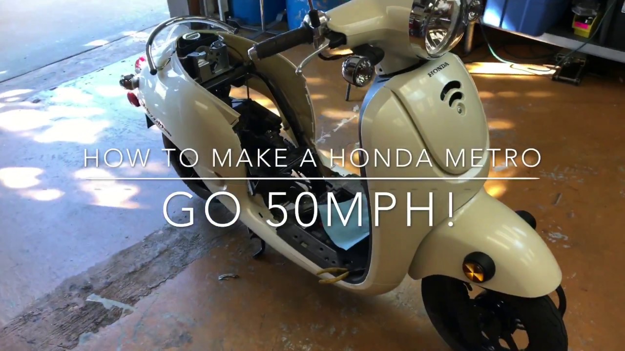 How To Make Honda Metropolitan Faster HONDA MOD