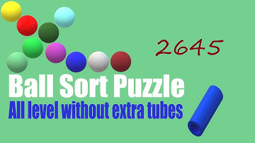 Ball Sort Puzzle Level 2645 🎯 All level without extra tube 😂 Game Walkthrough 😘