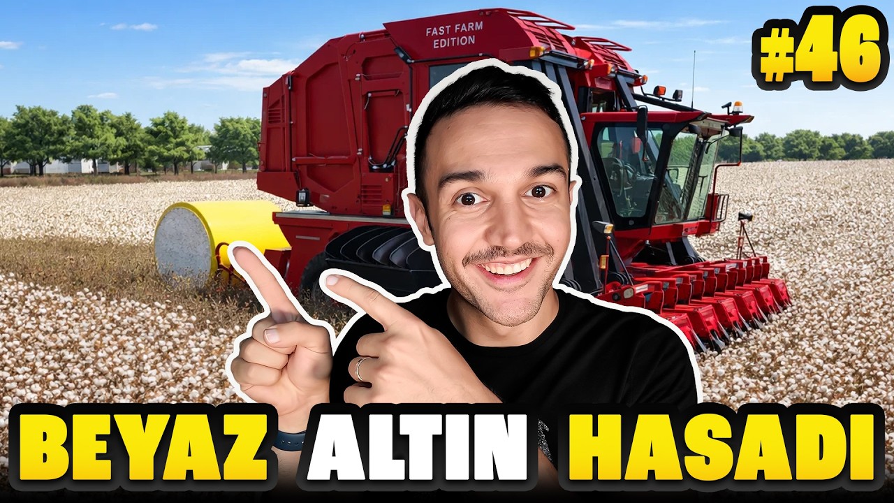 300 TON PAMUK HASADI YAPTIK 🚜🌿 | FS25 #46