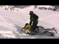 Crazy Snowmobile crash Silent Pass Jan 2013 OUCH!