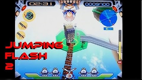 Jumping Flash 2: Big Trouble In Little Muu on PS1. Played for laughs with commentary