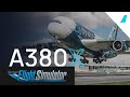 Airbus a380x flybywire  flight simulator 2020