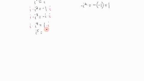 The Imaginary Number i and Raising i to a Power