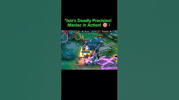 "Ixia’s Deadly Precision! Maniac in Action! 🎯 |#shorts#mlbb#mobilelegends#viralshorts#moontoon#ixia