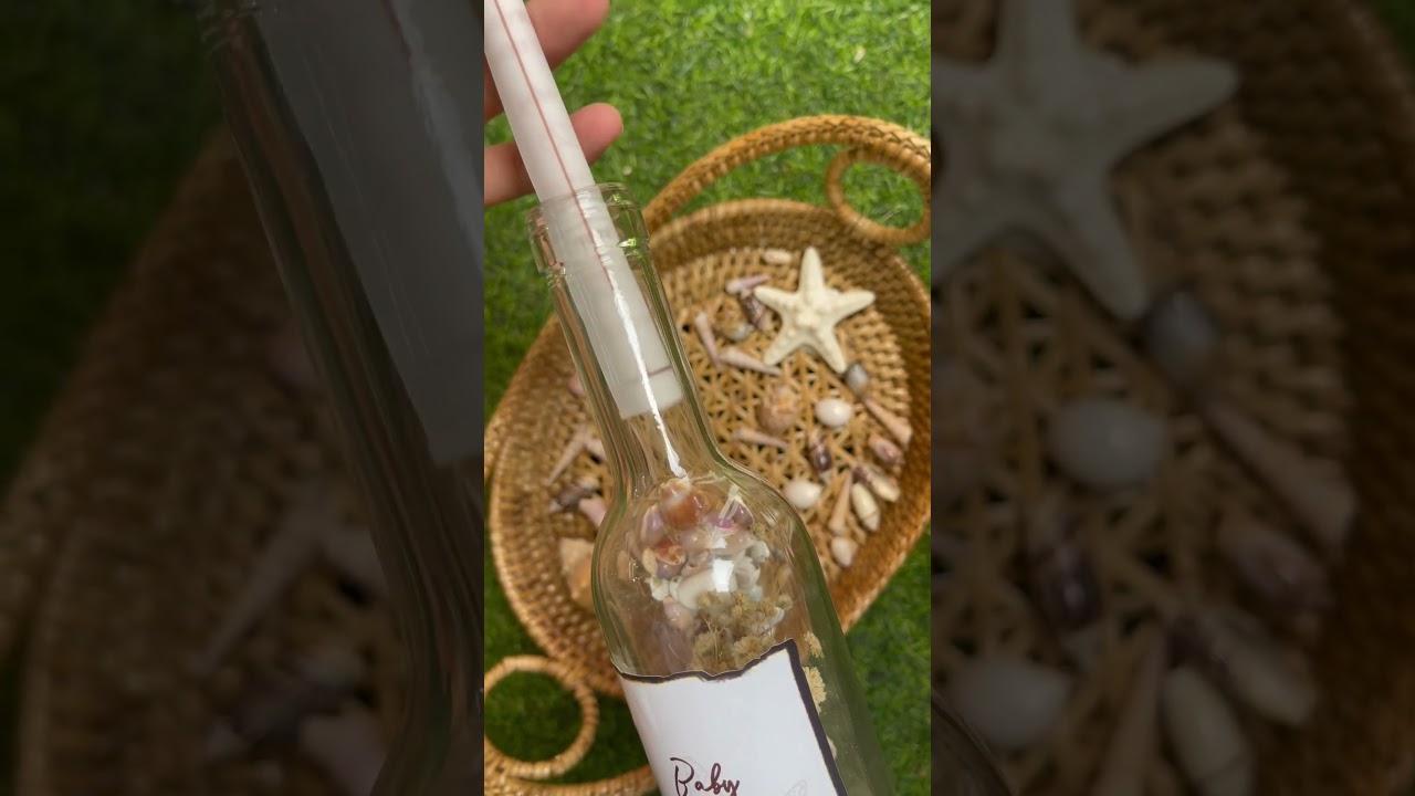 Bottle invitation design💜 